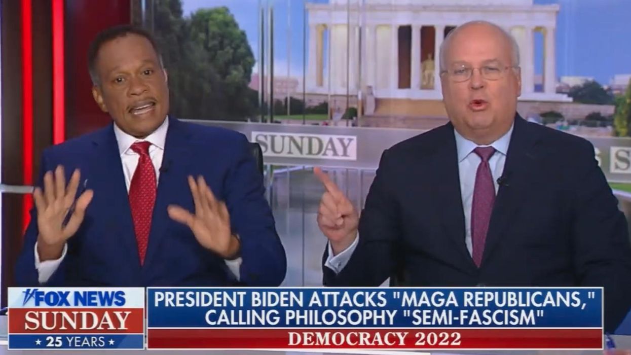 Juan Williams defends Biden for attacking Republicans as 'semi-fascists,' then Karl Rove uses Biden's own words to refute him
