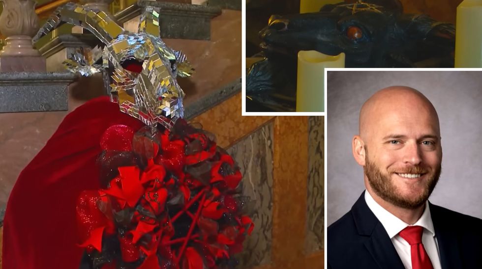 Judge upholds hate crime charges against Navy veteran who toppled satanic statue — but a jury will have the final word