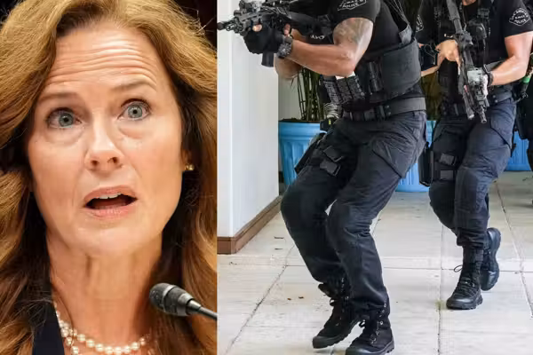 Justice Amy Coney Barrett describes SWATTING attack against her family
