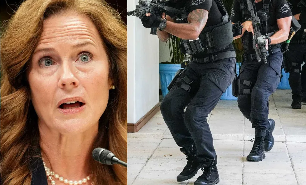 Justice Amy Coney Barrett describes SWATTING attack against her family