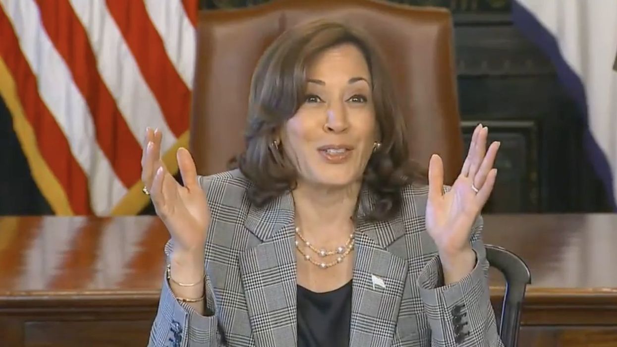 Kamala Harris explains — to adults — that AI is 'kind of a fancy thing,' has 'two letters,' and 'means artificial intelligence.' Then she whips up yet another word salad.