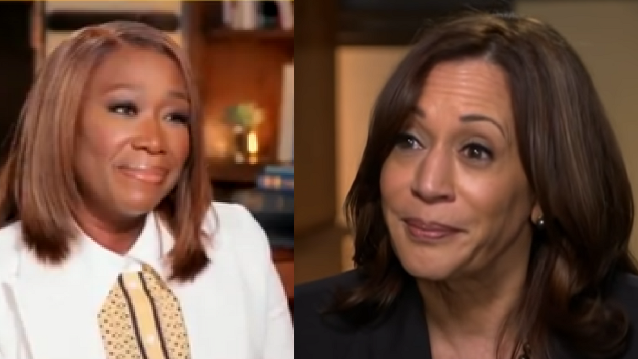 Kamala Harris gets stuck repeating the word 'joy' during painfully awkward interview with Joy Reid