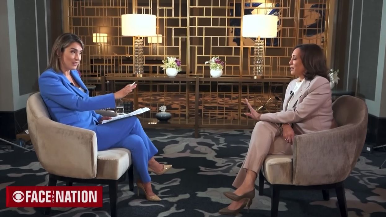 Kamala Harris plays dumb when CBS anchor pushes for precise answer on abortion, repeats same answer five times