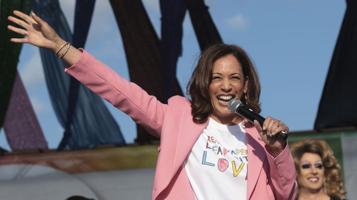 Kamala Harris speaks at D.C. pride parade, where almost nude trans people twerked in front of children