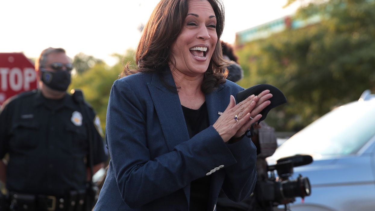 Kamala Harris told Jacob Blake she is 'proud of him' during visit with his family in Kenosha