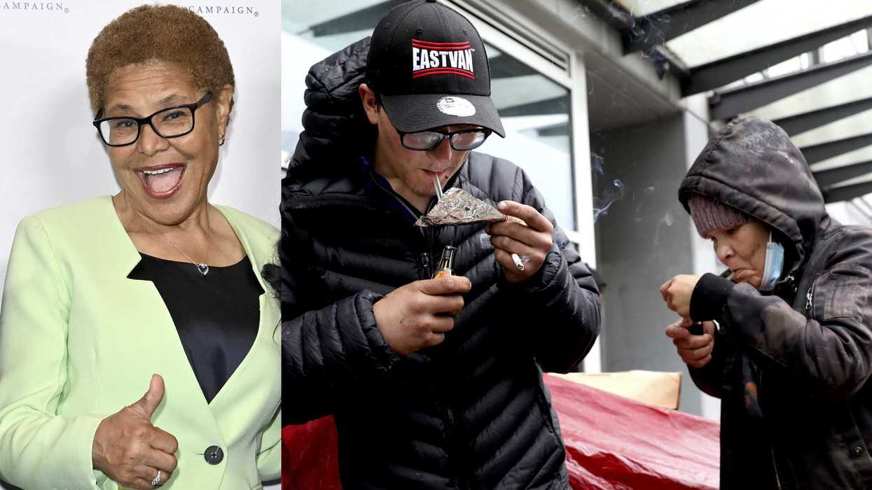 Karen Bass makes bizarre promise to meth addicts with rotting teeth: 'You can't succeed without teeth!'