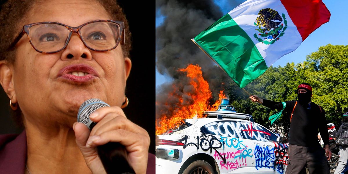 Karen Bass says LA anti-ICE riots ‘never happened’ as the media reported them Karen Bass says LA anti-ICE riots ‘never happened’ as the media reported them
