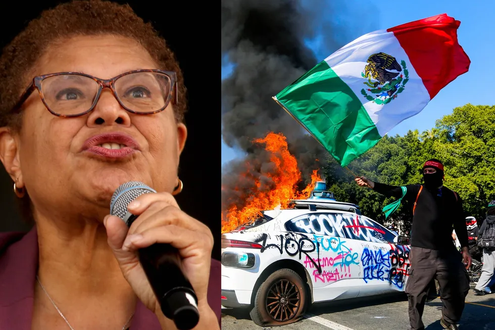 Karen Bass says LA anti-ICE riots 'never happened' as the media reported them