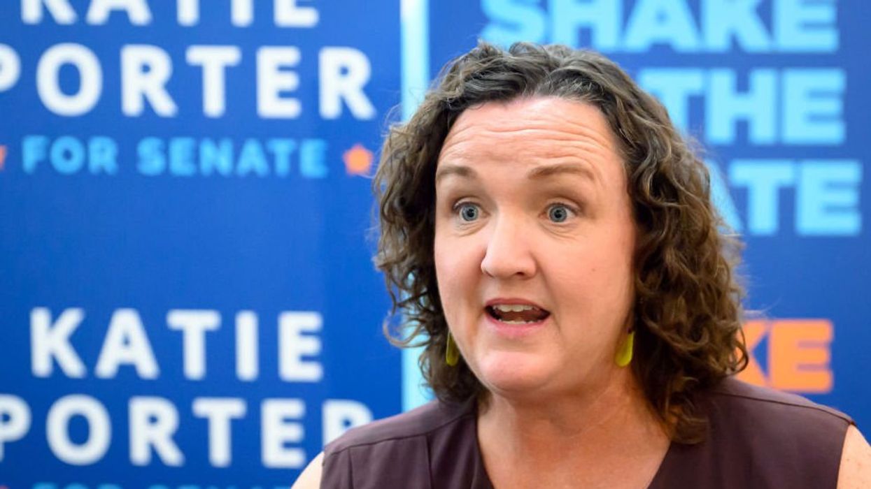 Katie Porter breaks out dictionary to defend her claim that she lost election by 20 points because it was 'rigged'