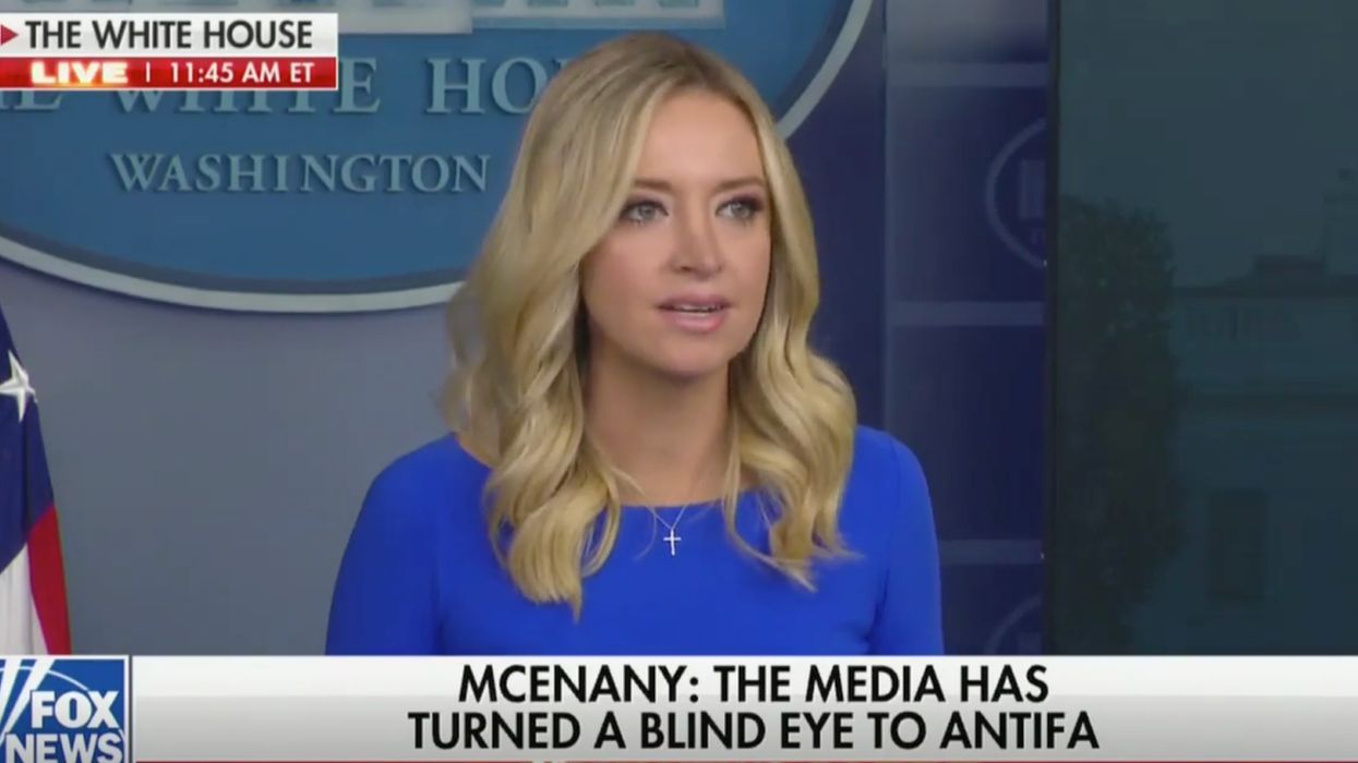 Kayleigh McEnany dramatically concludes briefing by taking on media and Democrats for turning a blind eye to Antifa violence