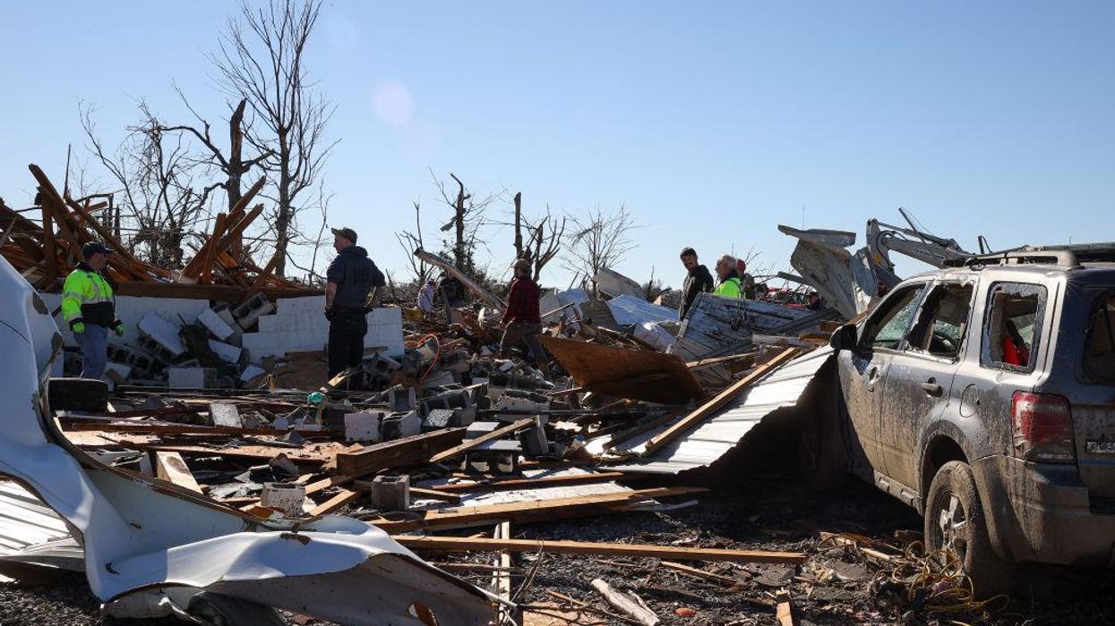 Kentucky governor gives tornado update: At least 64 confirmed dead, 105 still unaccounted for