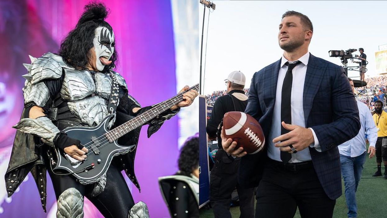 KISS frontman Gene Simmons takes on Tim Tebow critics who attack player's faith