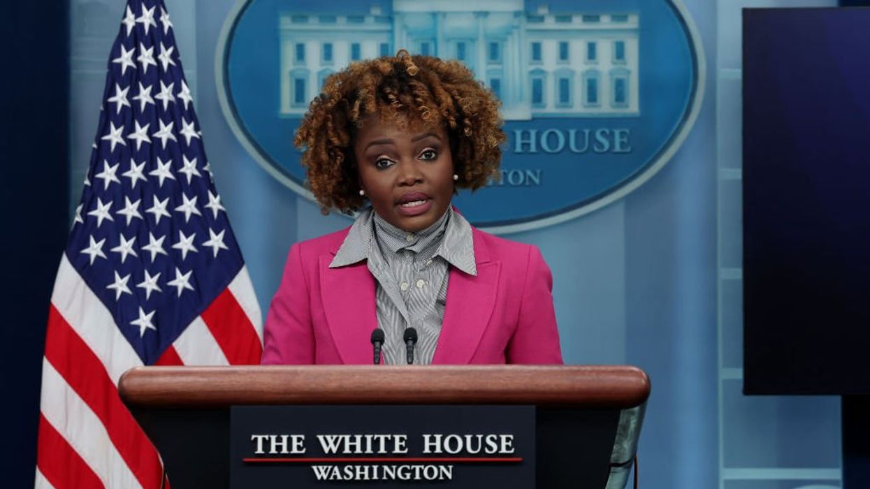 KJP embarrasses herself when she fumbles easy question about anti-Israel protesters ripping down hostage posters