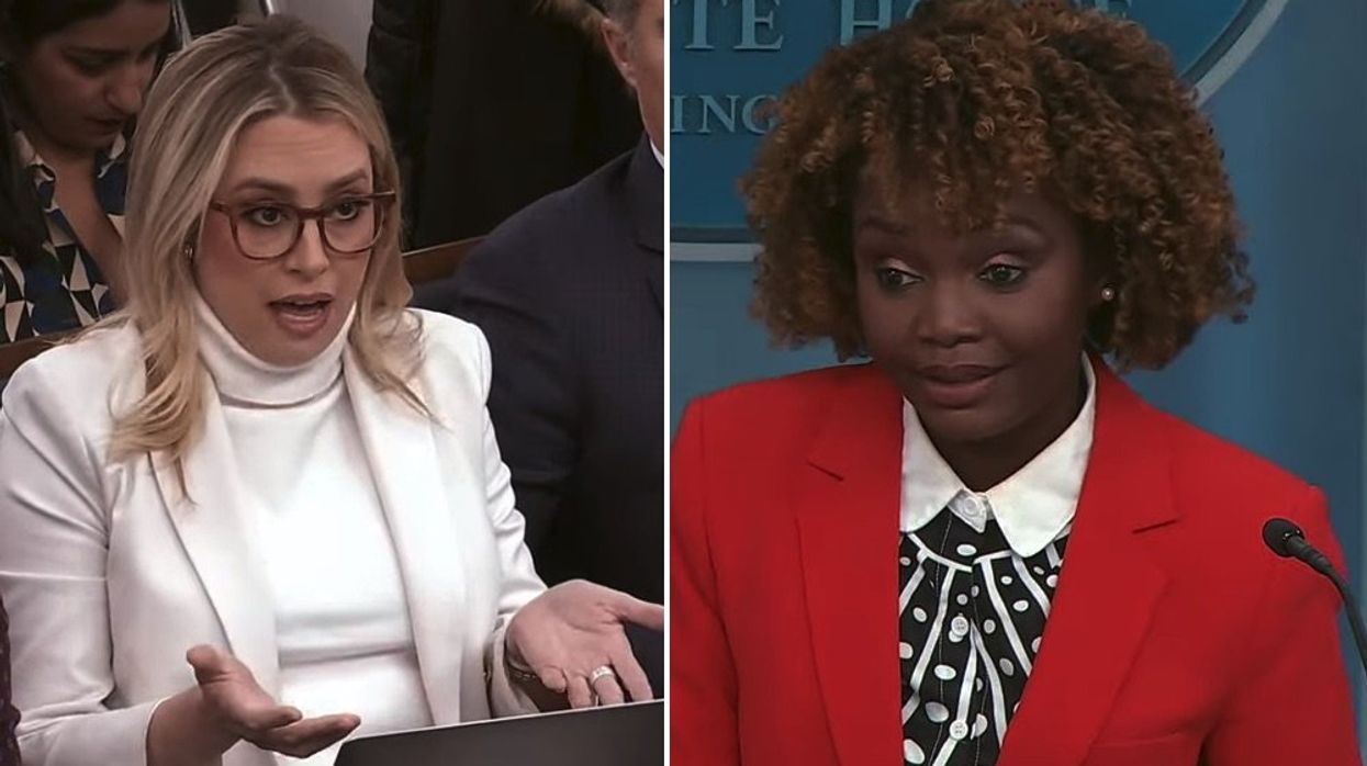 KJP fumbles hard when Fox News reporter confronts — and then fact-checks — her false narrative about recent migrant deaths