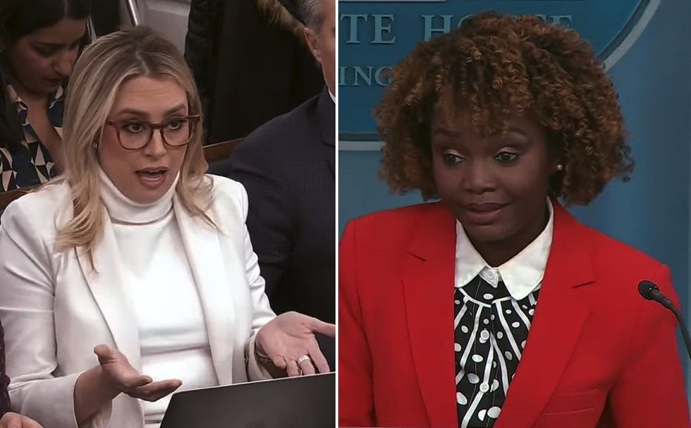 KJP fumbles hard when Fox News reporter confronts — and then fact-checks — her false narrative about recent migrant deaths