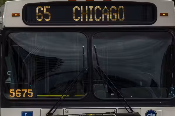 Knife-wielding male hijacks Chicago bus in middle of night. But wise driver outwits crook and pulls off daring escape.