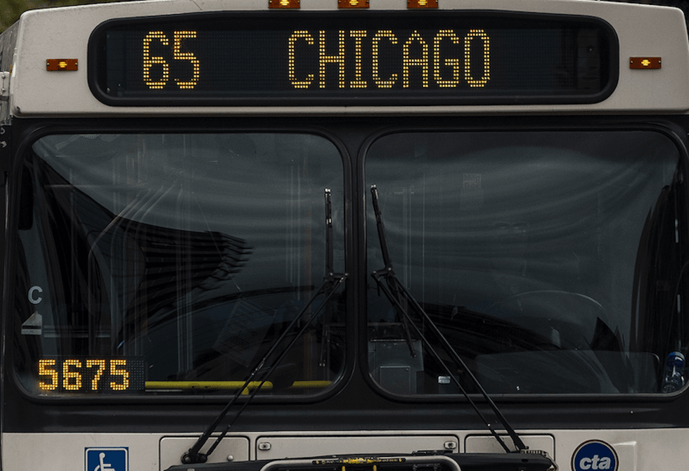 Knife-wielding male hijacks Chicago bus in middle of night. But wise driver outwits crook and pulls off daring escape.