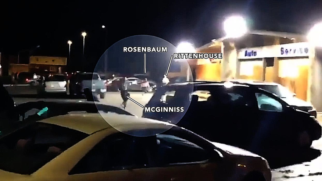 Kyle Rittenhouse's legal team releases new video of shooting showing that at least one gunshot was fired before teen ever opened fire