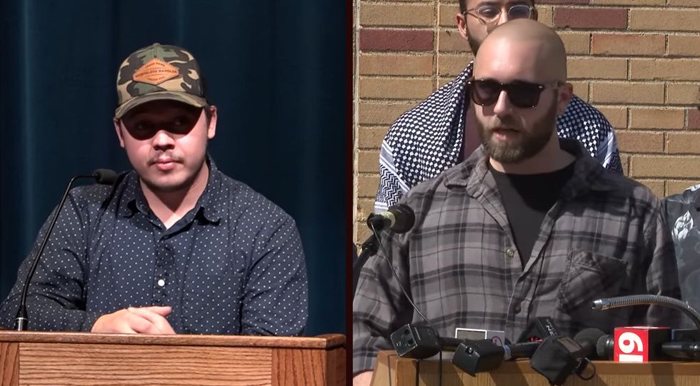 Kyle Rittenhouse tells detractors at Kent State to &apos;cope harder&apos; while the attacker he showed mercy to seethes outside