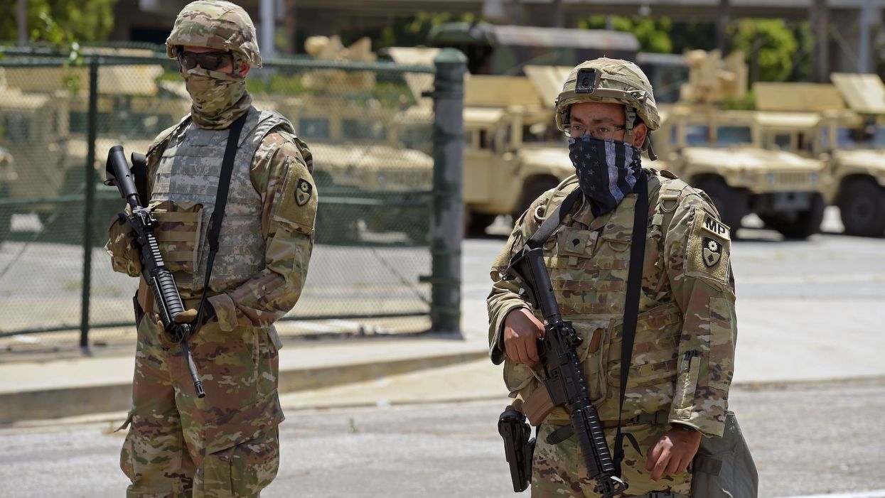 LAPD arrests man posing as a National Guardsman at George Floyd protests — and he was 'armed to the teeth'