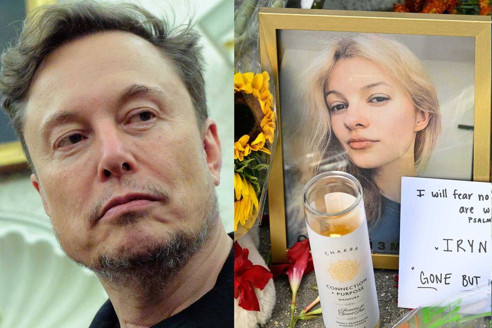 Large mural in memory of Iryna Zarutska painted in downtown Las Vegas — and paid for by Elon Musk