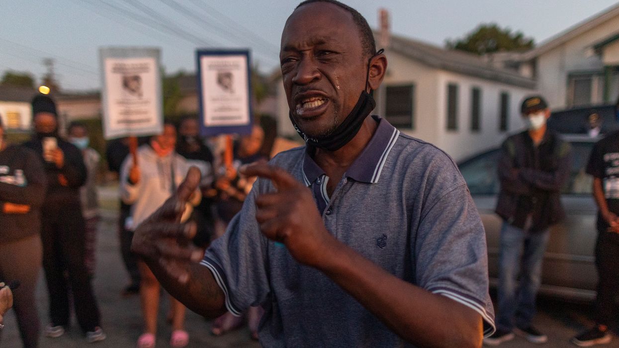 Lawyer for family of LA man shot by police says officers shot him in back more than 20 times. Cops deny it.