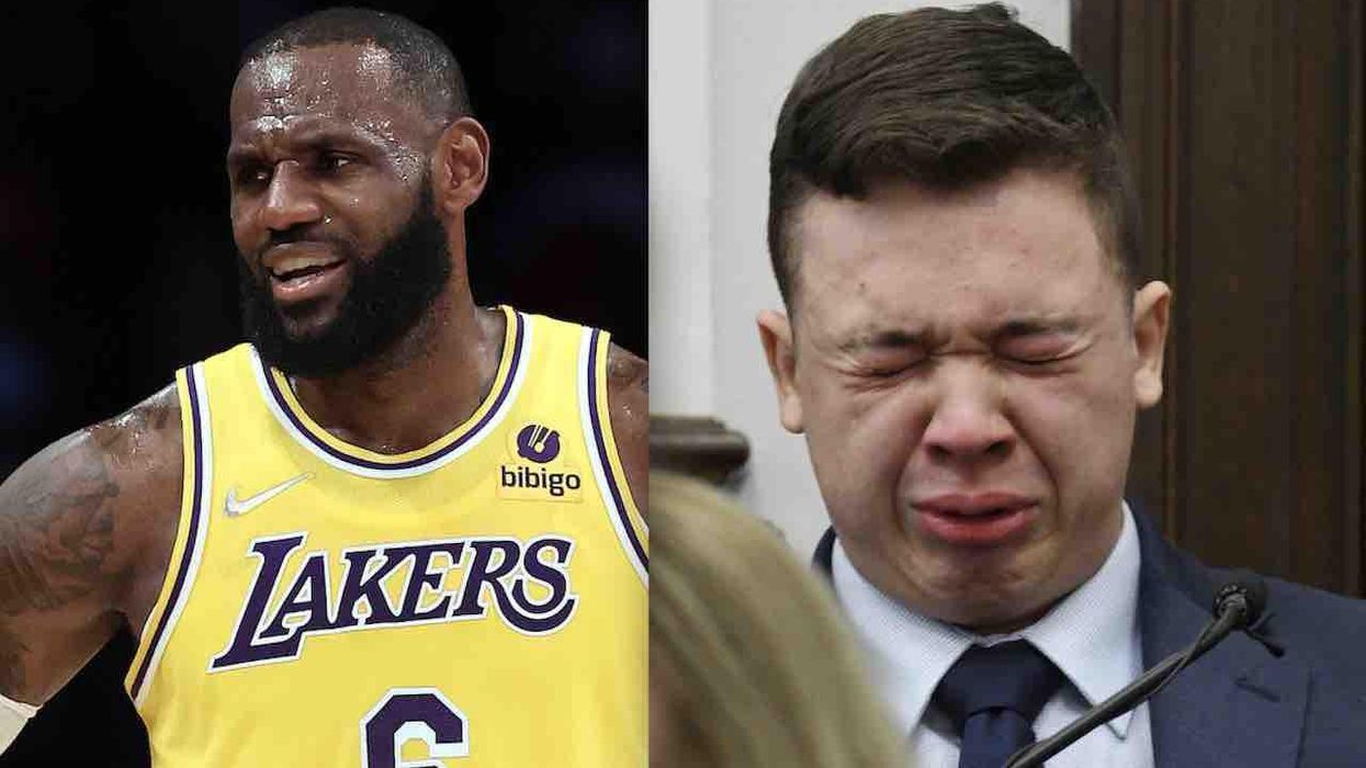 LeBron James makes fun of Kyle Rittenhouse crying on witness stand — and outspoken NBA superstar gets shredded for it on Twitter