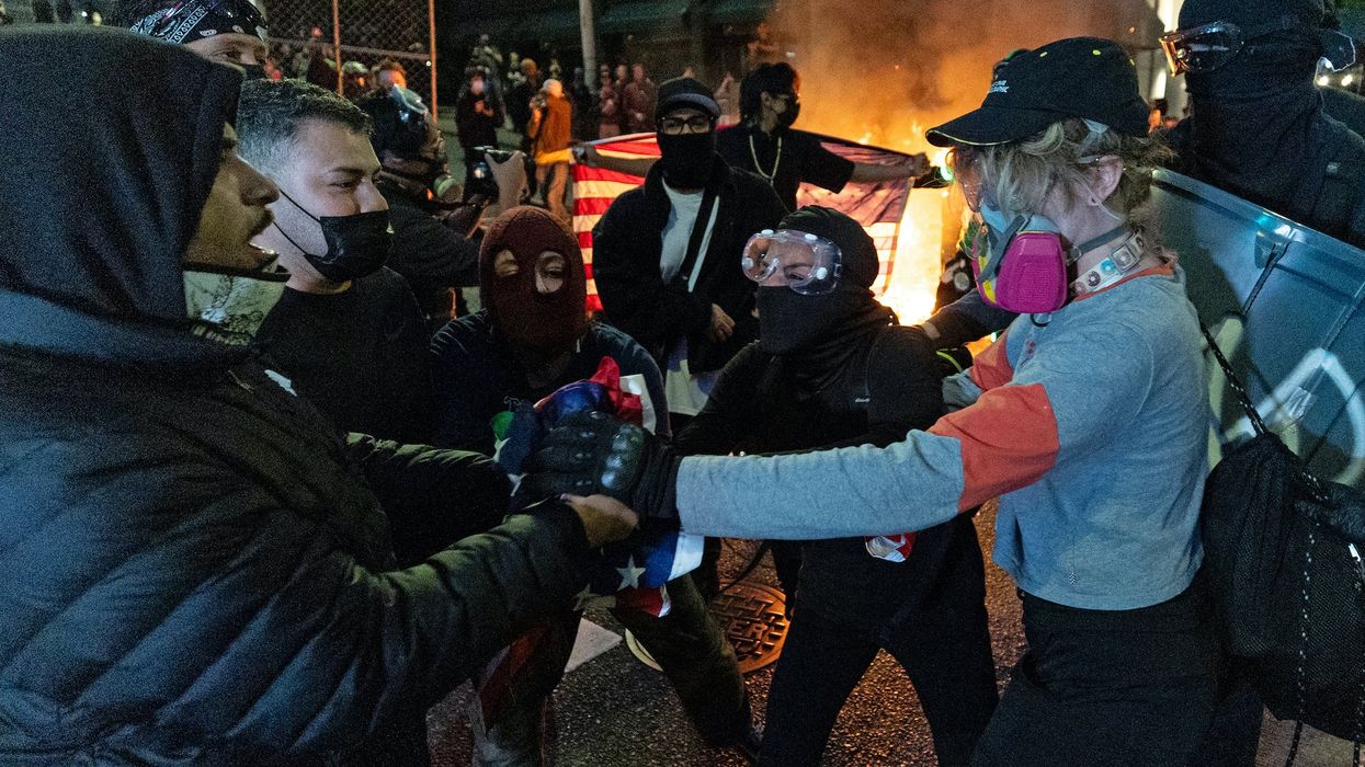 Left-wing activist arrested in brutal attack on reporter at anti-ICE protest in Seattle