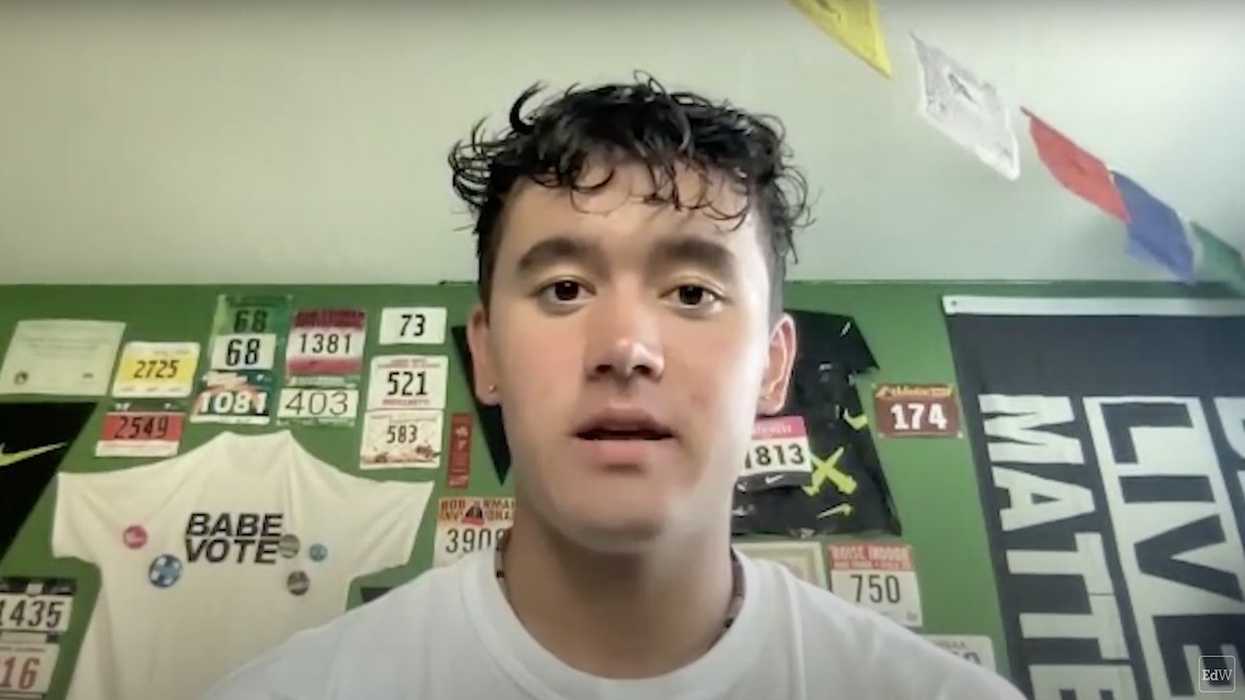 Leftist, 18-year-old school board member tells Republican governor 'f*** you ... I'm p**sing on your grave' over ban on trans medical procedures for minors