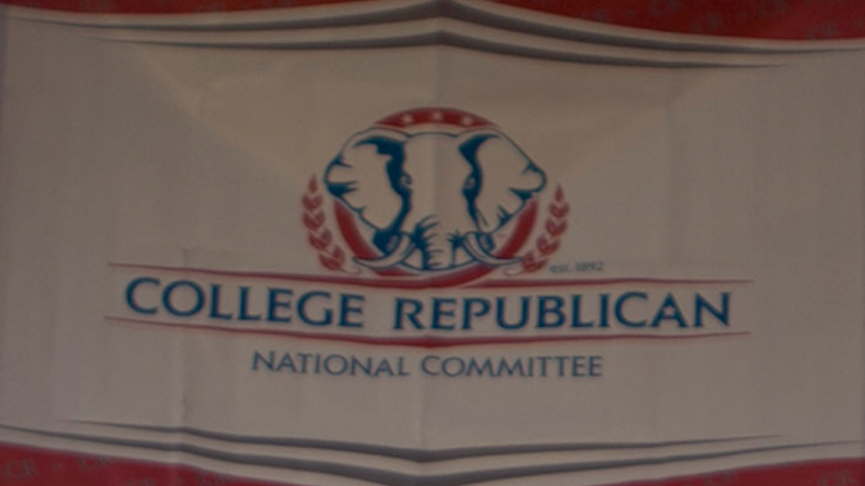 Leftist professor on leave after allegedly flipping over College Republicans' table, reportedly cited for disorderly conduct