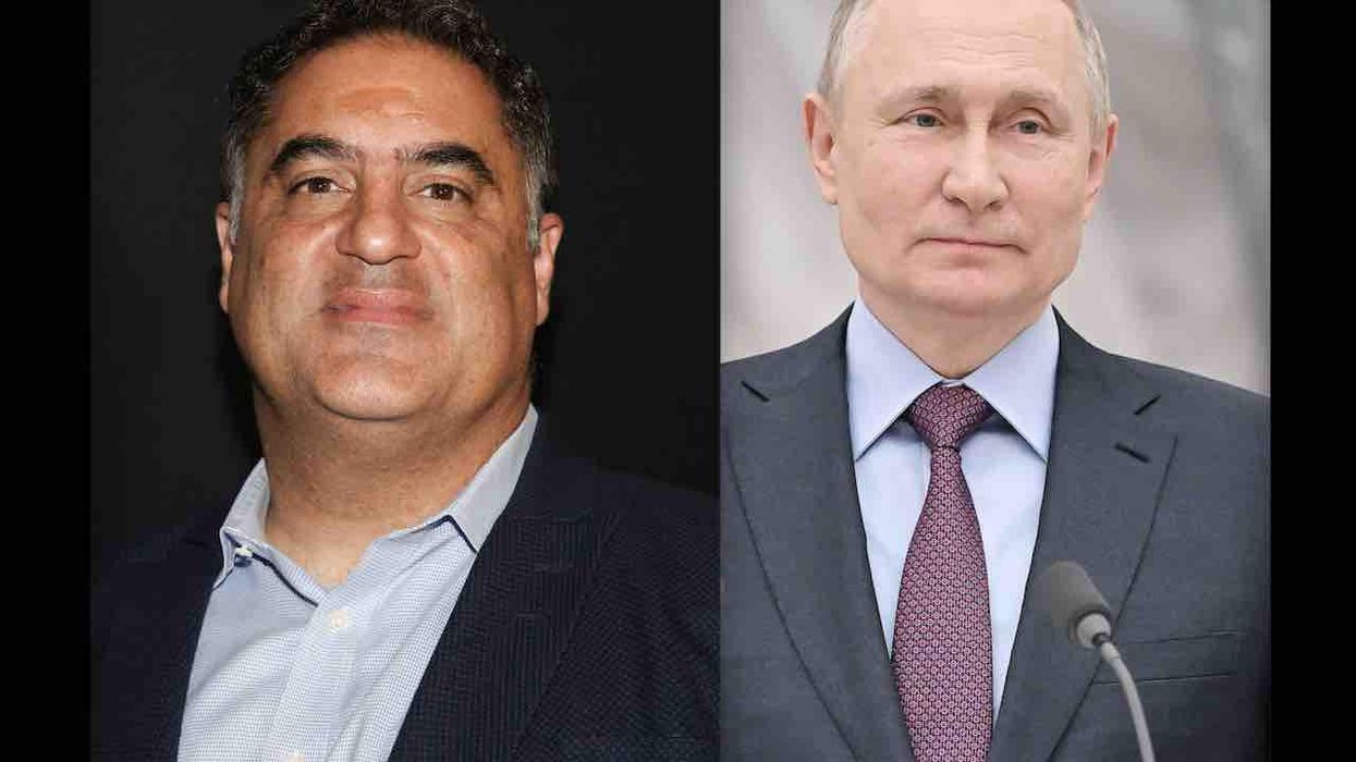 Leftist pundit Cenk Uygur says 'right wing' loves Vladimir Putin 'because he's a WHITE authoritarian leader' — and gets torn to shreds for it