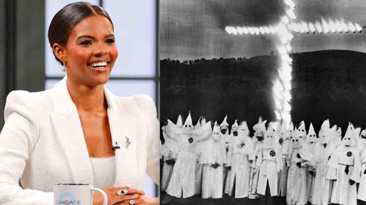 Leftist white male running for US Congress tweets KKK hood to Candace Owens, gets slapped right back as a 'racist'