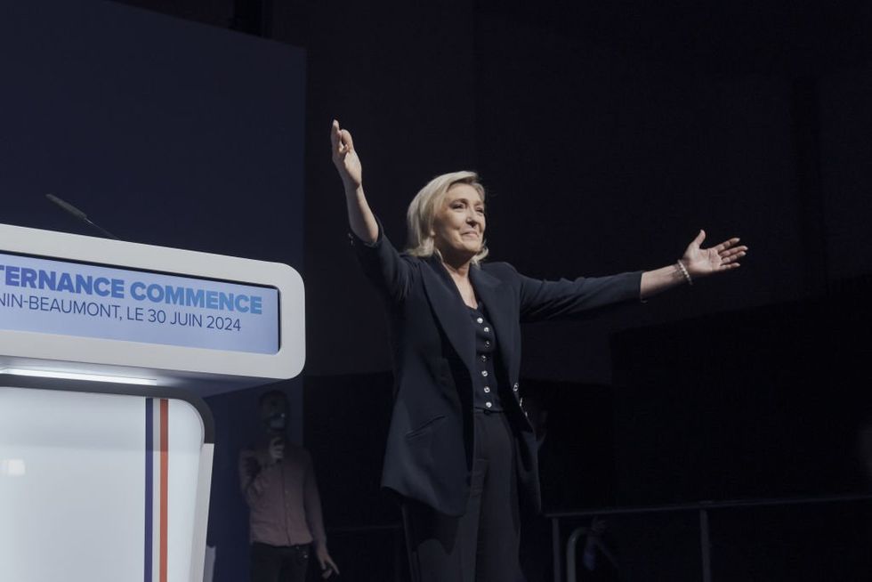 Leftists bereft after Le Pen's National Rally once again trounces Macron's establishment party