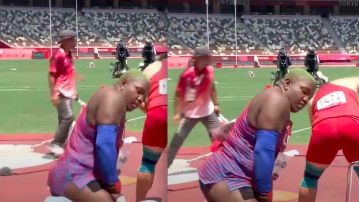 Leftists praise 'beautiful' twerking performance from US shot putter Raven Saunders; several say it gave them 'life'