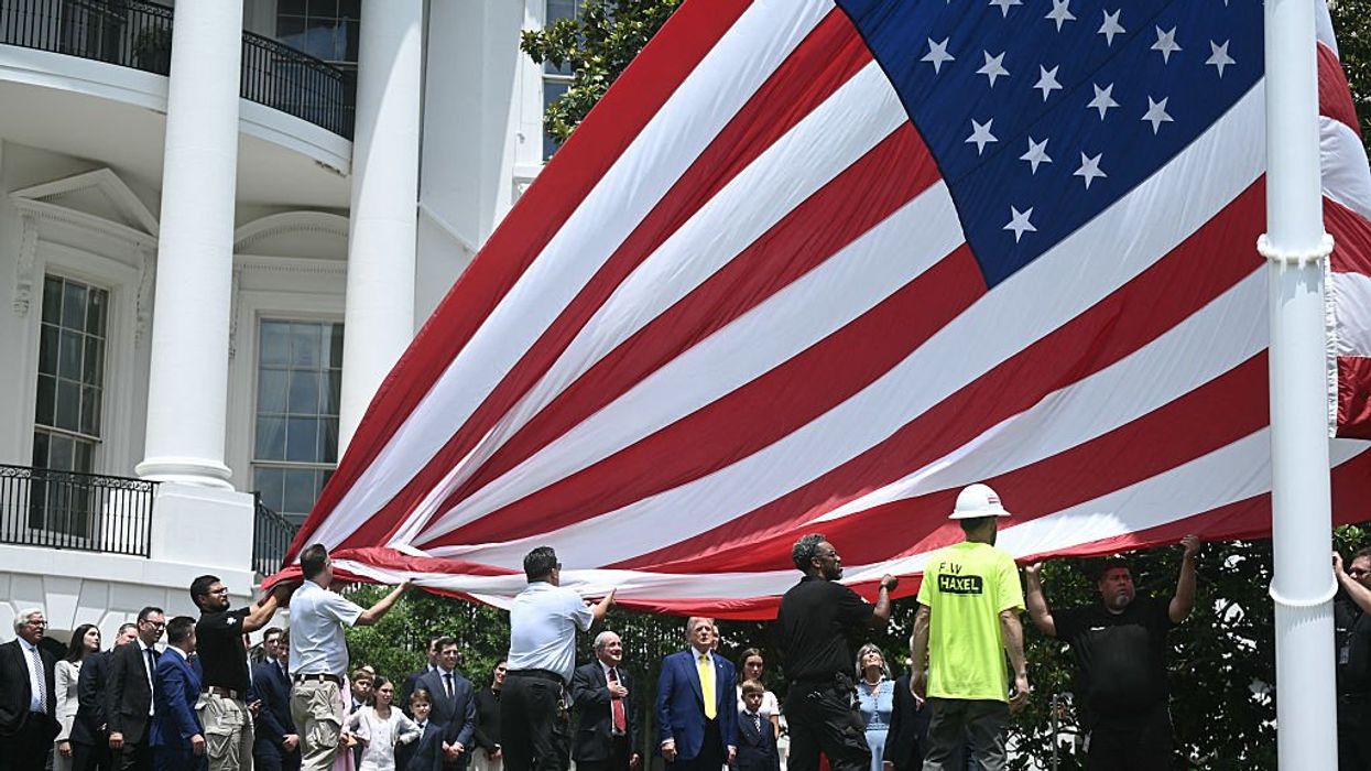 Leftists rage over Trump's latest patriotic installment at the White House