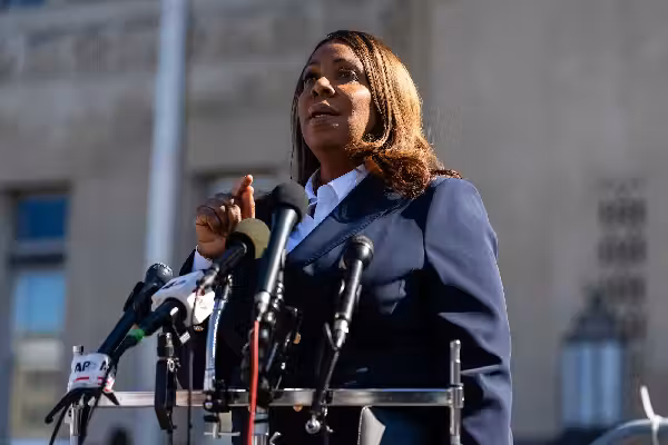Letitia James gives unhinged rant after court hearing for bank fraud allegations: 'This is not about me!'