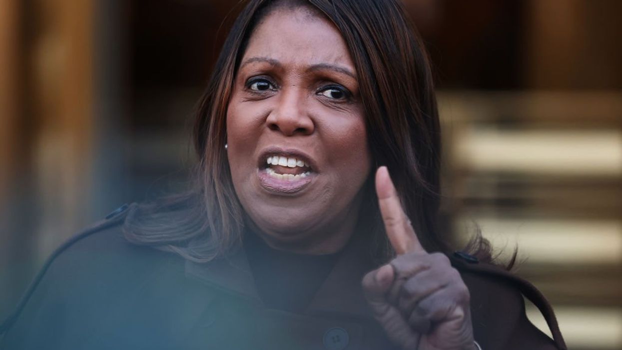 Letitia James screeches, gesticulates wildly in piercing rant about Trump admin amid fraud accusations