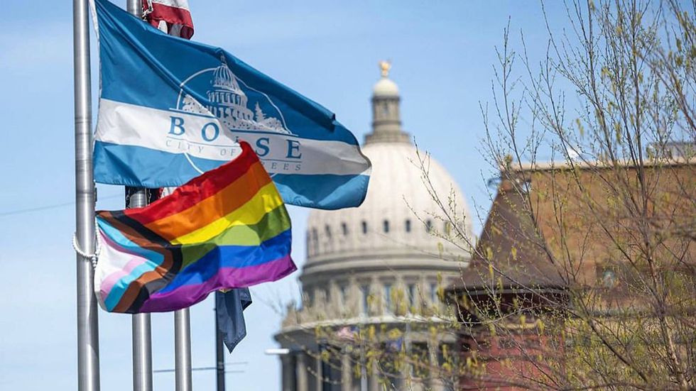 LGBT activists find devious way to hoist their colors despite flag bans in Salt Lake City, Boise