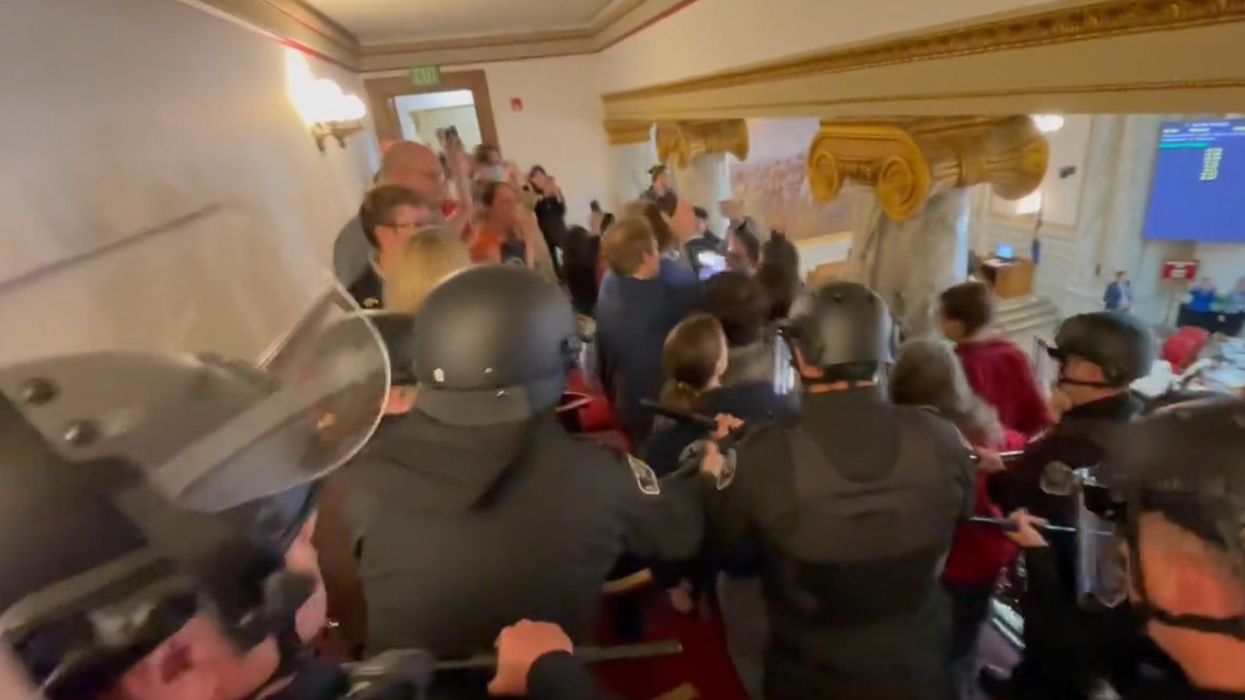 LGBT extremists storm Montana Capitol in support of trans lawmaker censured over anti-Christian remarks