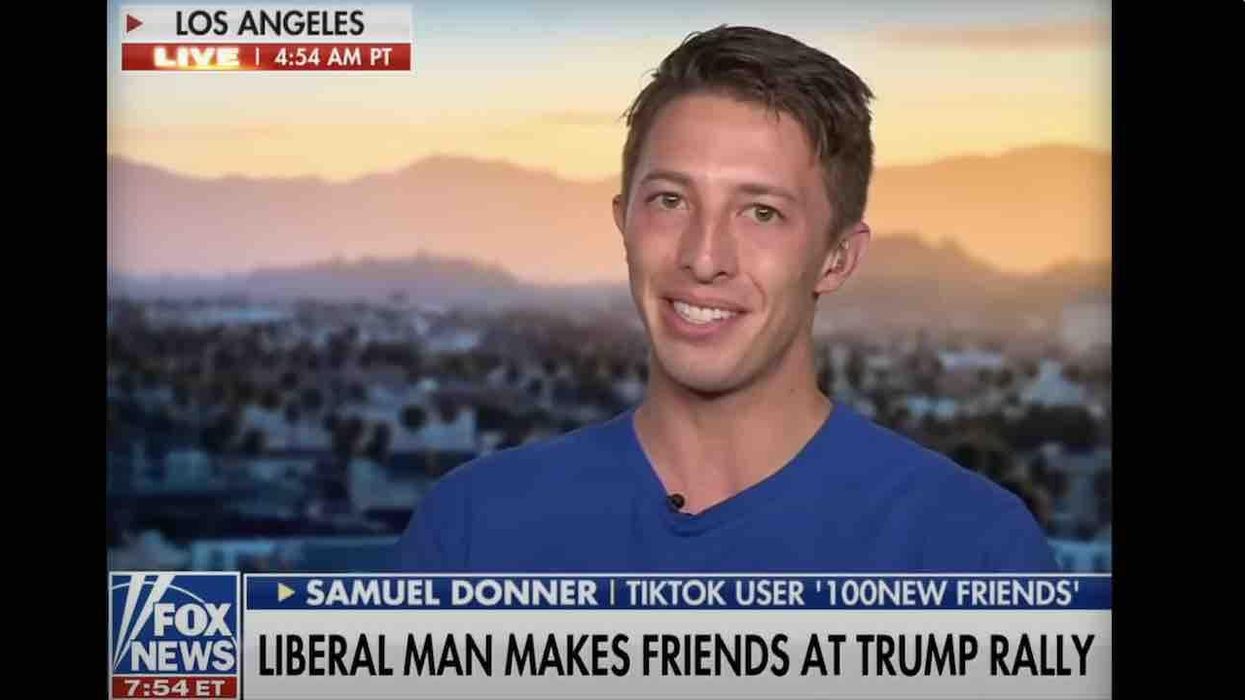 Liberal attends Trump rally, expects 'aggression.' Instead he's treated with 'incredible kindness' — even gets invite to Bible study.