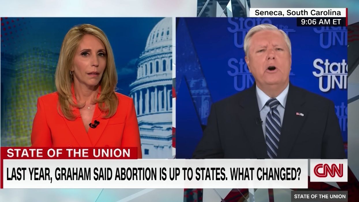 Lindsey Graham stops CNN anchor in her tracks, accuses her of 'covering' for pro-abortion Dems: 'It's barbaric'
