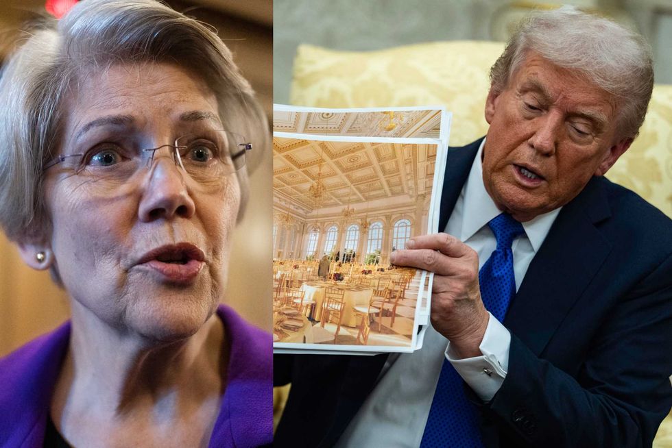 Liz Warren launches investigation into Trump's White House ballroom — and the backlash is hilarious
