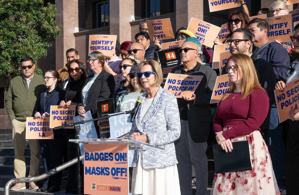 Los Angeles County Democrats vote to ban ICE from using masks — and the DOJ issues defiant response