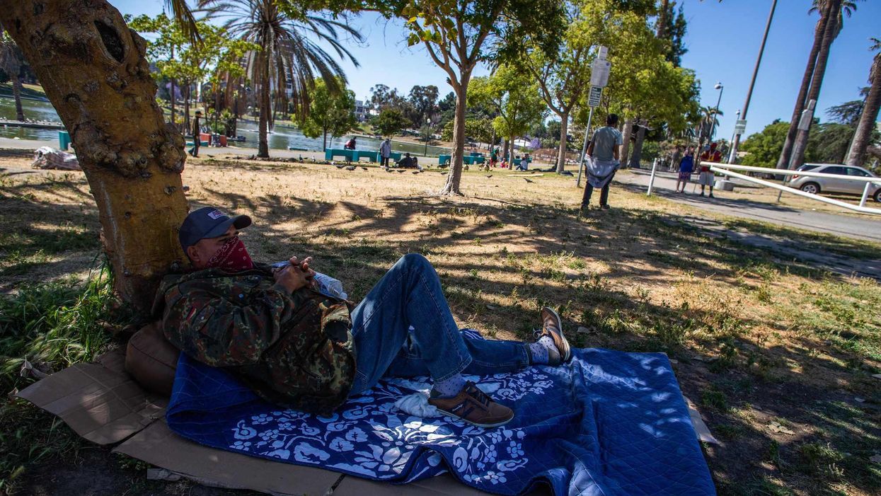 Los Angeles trying to clear out homeless camps from city park but MS-13 claims it as their gang territory