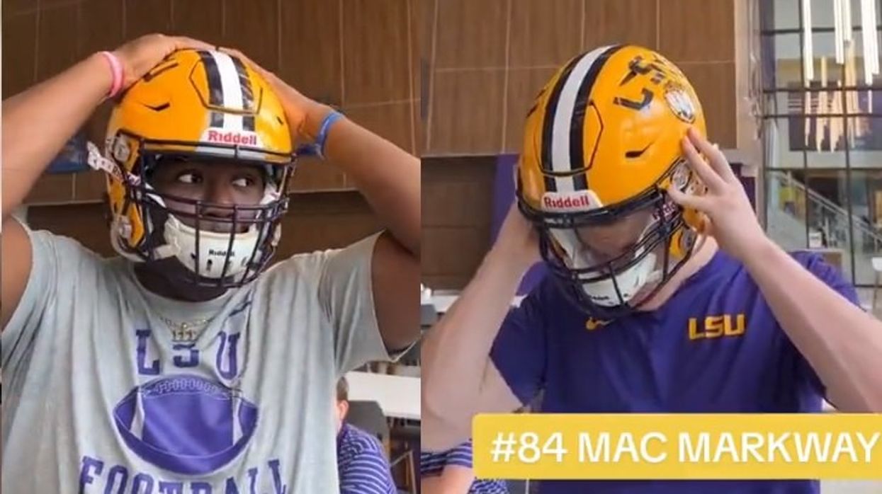 LSU football team to wear air-conditioned helmets this fall