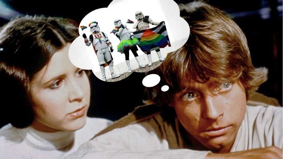 Luke Skywalker GAY? Pandering 'Star Wars' star Mark Hamill leaves it up to fans