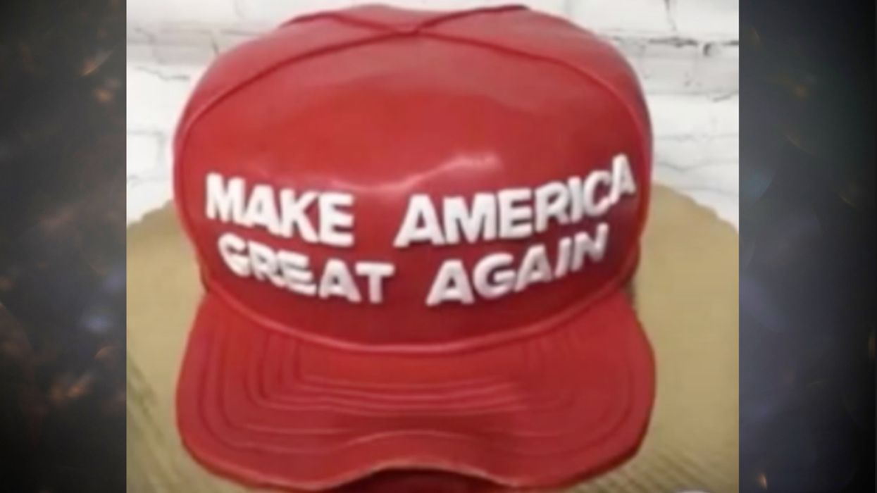 MAGA hat cake