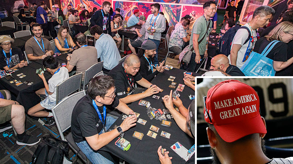 MAGA hat triggers woke cardplayers into allegedly banning champion from entering tournament