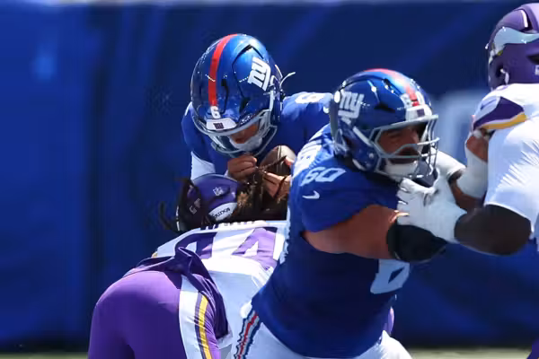MAGA-haters mock Giants quarterback for getting laid out by massive hit