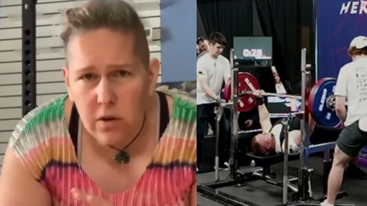 Male powerlifting coach crushes female bench record previously set by male transsexual — just to prove a point
